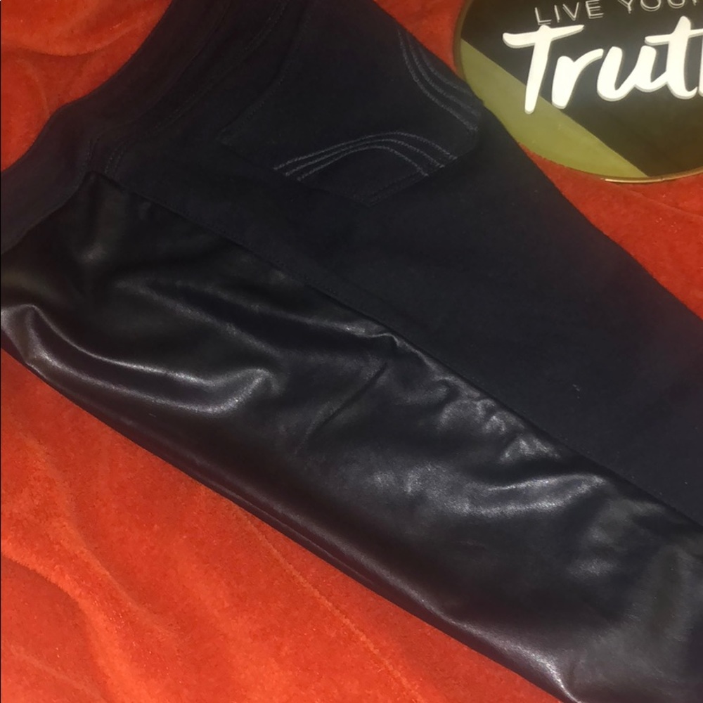 Hollister Skinny Faux Leather Leggings Pants